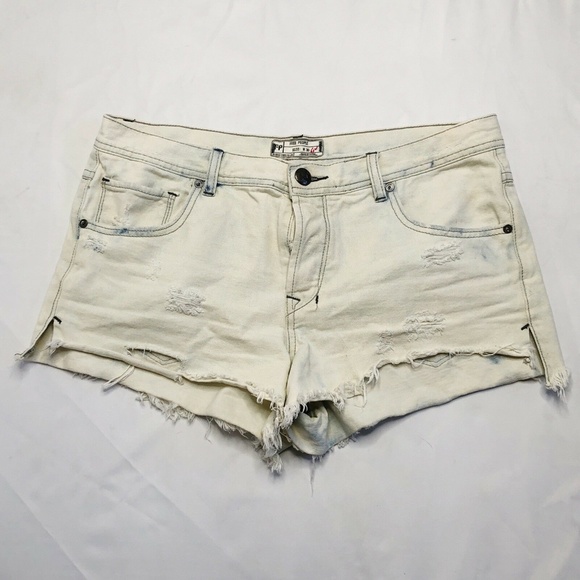 Free People Pants - Free People Short Denim Jeans Sand Light (M17)